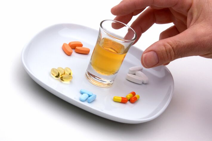 compatibilità con alcol e antibiotici